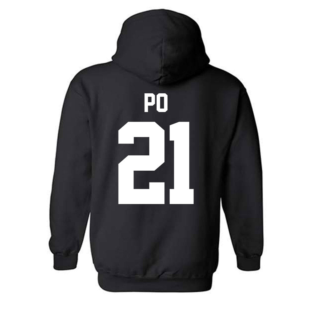 New Mexico - NCAA Women's Basketball : Reza Po - Classic Shersey Hooded Sweatshirt-1