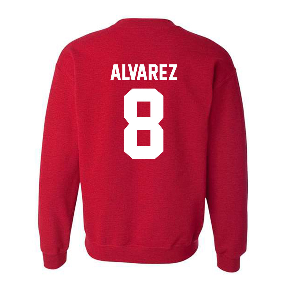 New Mexico - NCAA Baseball : Diego Alvarez - Classic Fashion Shersey Crewneck Sweatshirt-1