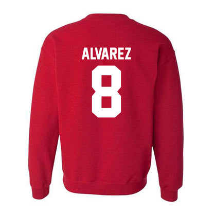 New Mexico - NCAA Baseball : Diego Alvarez - Classic Fashion Shersey Crewneck Sweatshirt-1