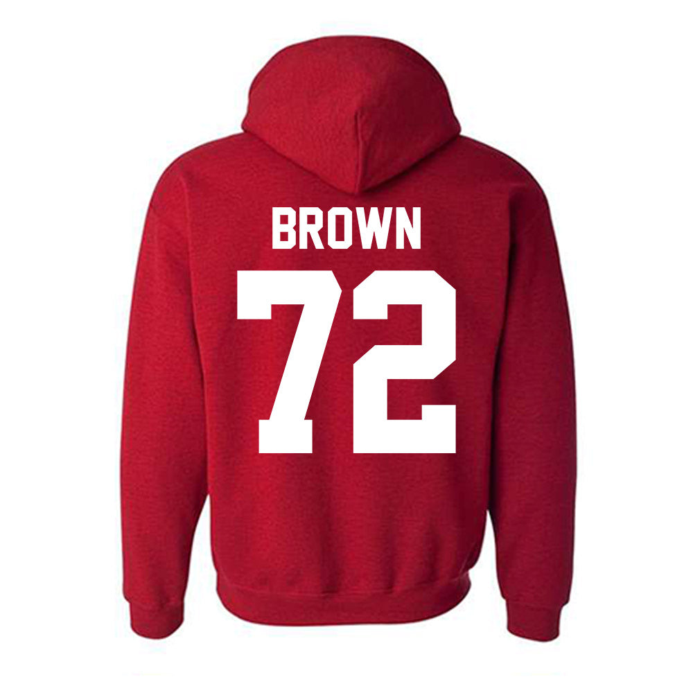 New Mexico - NCAA Football : Nevell Brown - Classic Fashion Shersey Hooded Sweatshirt-1
