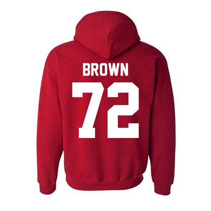 New Mexico - NCAA Football : Nevell Brown - Classic Fashion Shersey Hooded Sweatshirt-1