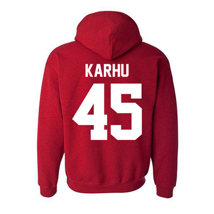 New Mexico - NCAA Football : Brett Karhu - Classic Fashion Shersey Hooded Sweatshirt-1