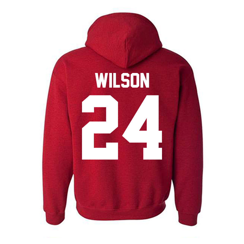 New Mexico - NCAA Football : Jayden Wilson - Classic Fashion Shersey Hooded Sweatshirt-1