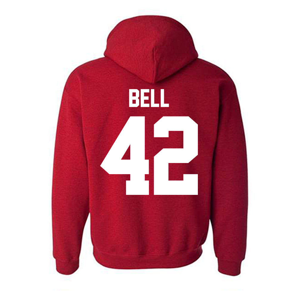New Mexico - NCAA Baseball : Blake Bell - Classic Fashion Shersey Hooded Sweatshirt-1
