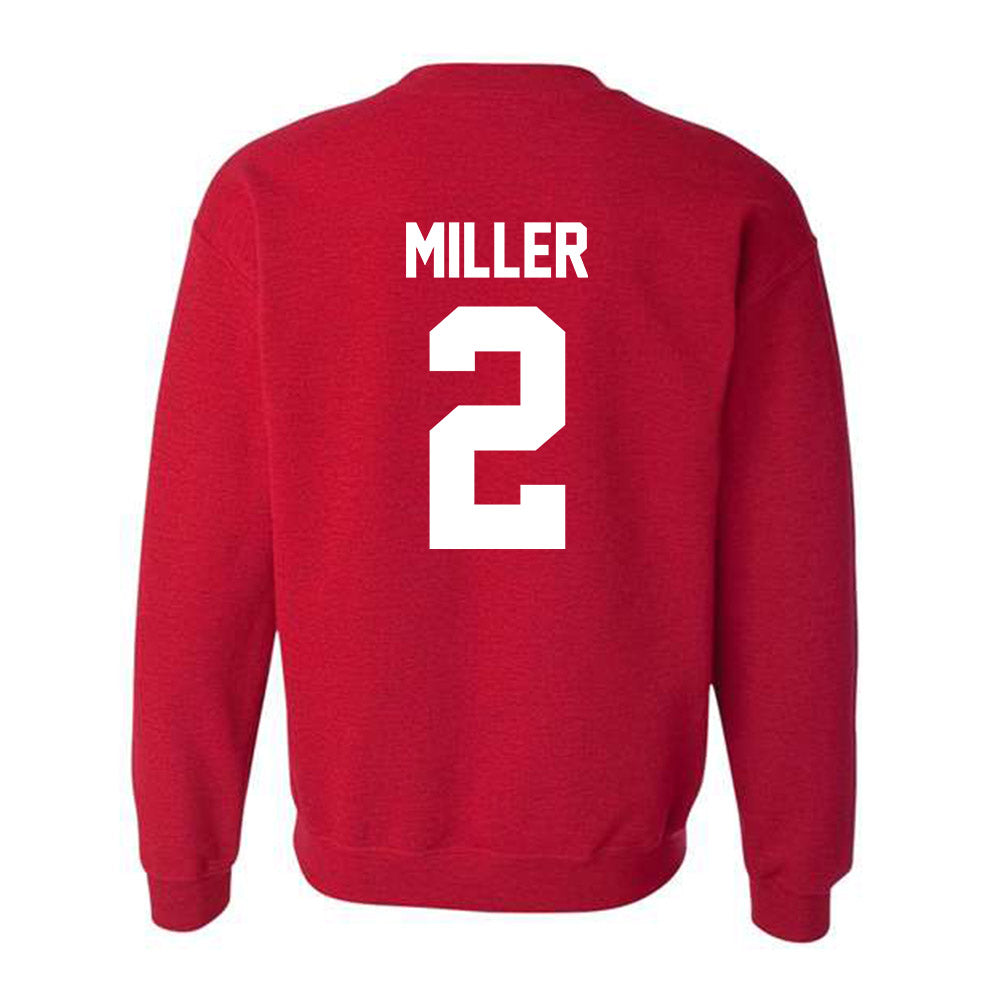 New Mexico - NCAA Men's Basketball : Tajavis Miller - Classic Fashion Shersey Crewneck Sweatshirt-1