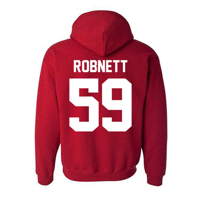 New Mexico - NCAA Football : Kaden Robnett - Classic Fashion Shersey Hooded Sweatshirt-1