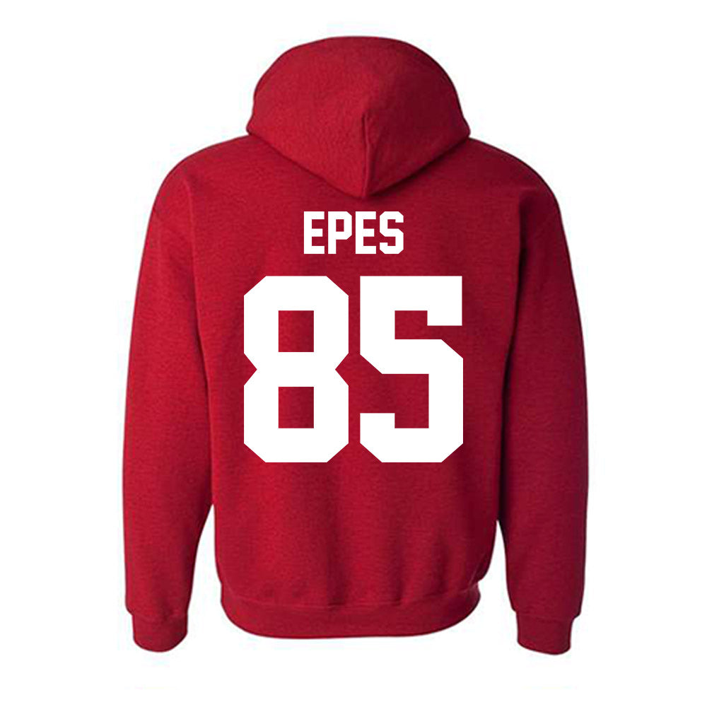 New Mexico - NCAA Football : Jackson Epes - Classic Fashion Shersey Hooded Sweatshirt-1