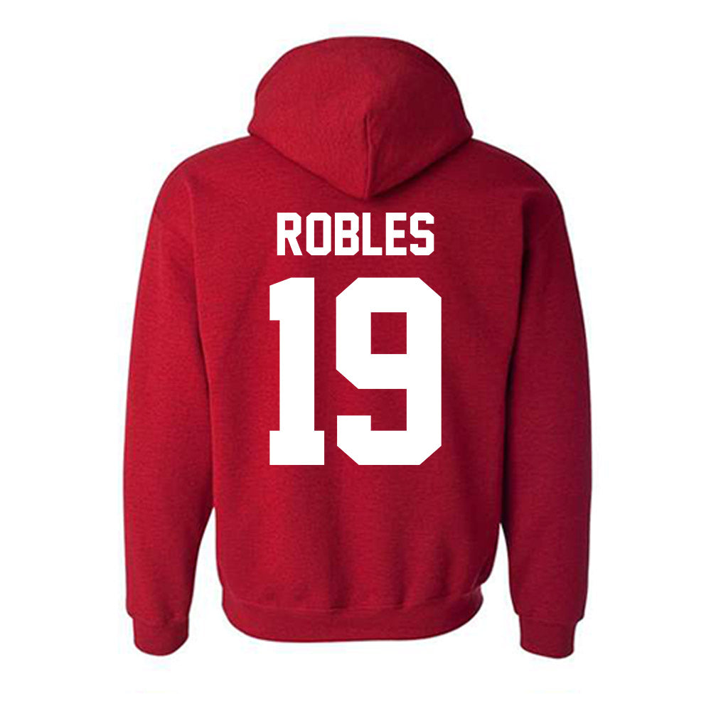 New Mexico - NCAA Women's Soccer : Taryn Robles - Classic Fashion Shersey Hooded Sweatshirt-1