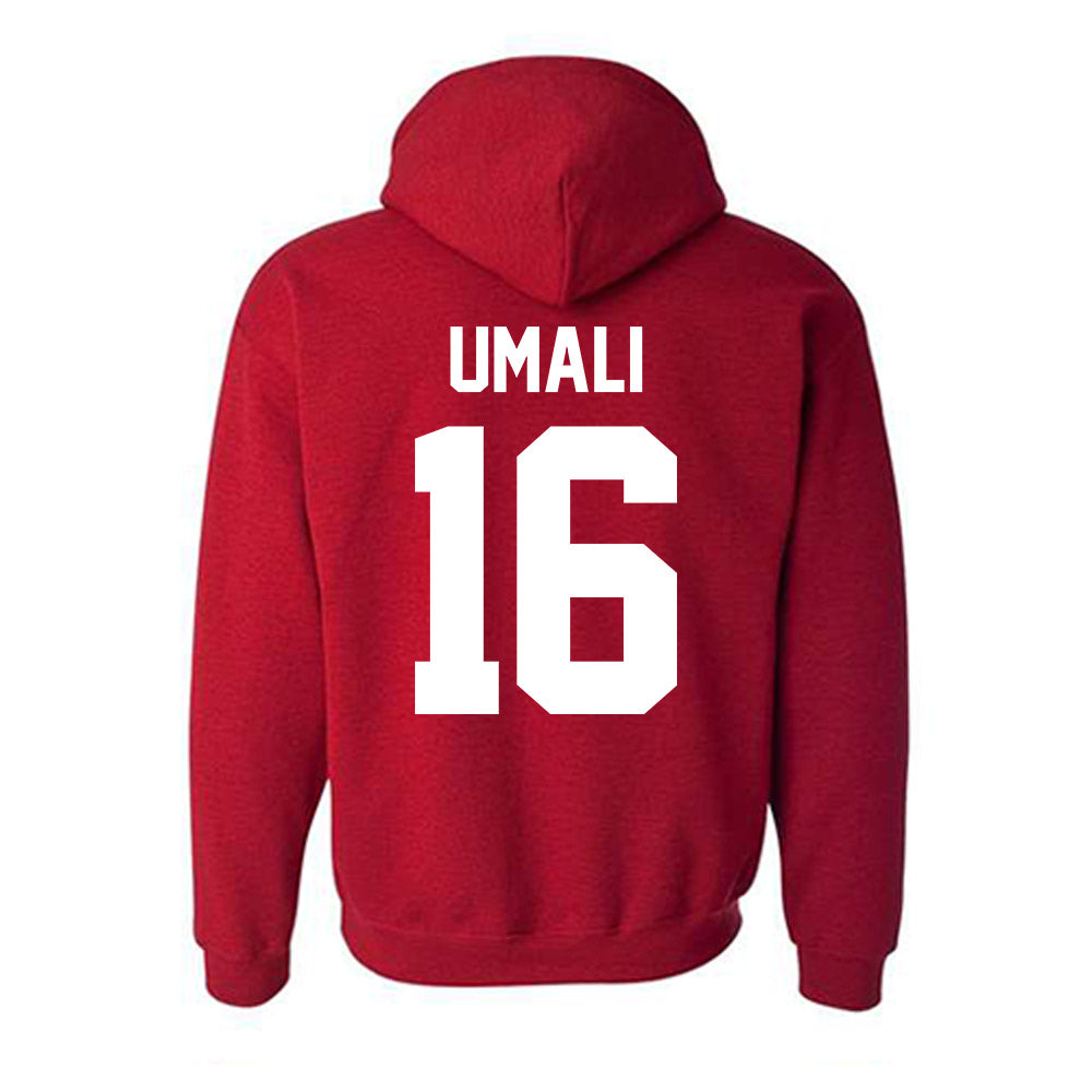 New Mexico - NCAA Softball : Brooke Umali - Classic Fashion Shersey Hooded Sweatshirt-1