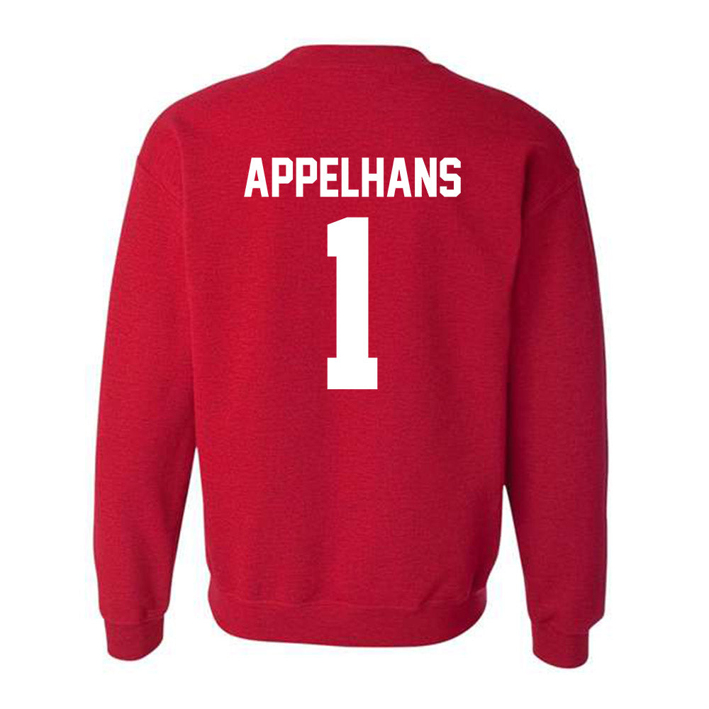 New Mexico - NCAA Men's Basketball : Braden Appelhans - Classic Fashion Shersey Crewneck Sweatshirt-1