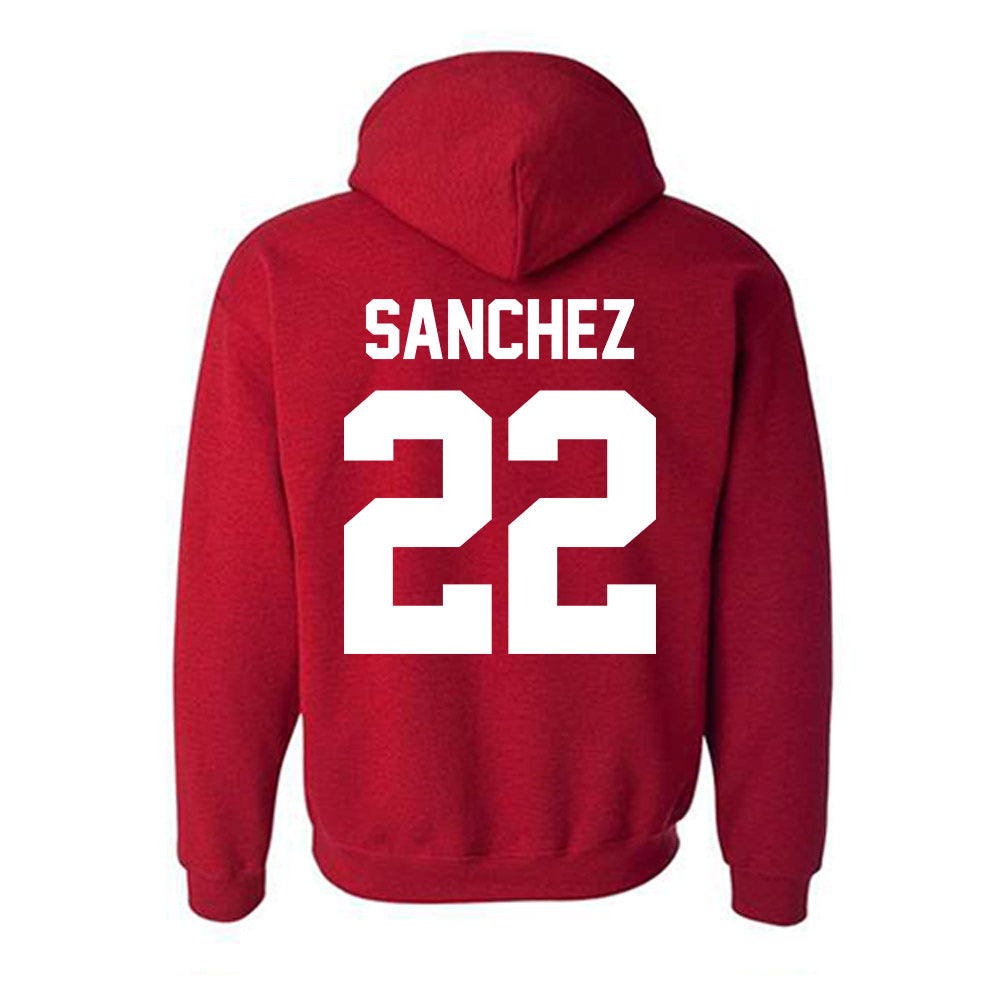 New Mexico - NCAA Women's Soccer : Savanah Sanchez - Classic Fashion Shersey Hooded Sweatshirt-1