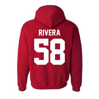 New Mexico - NCAA Football : Nicolas Rivera - Classic Fashion Shersey Hooded Sweatshirt-1