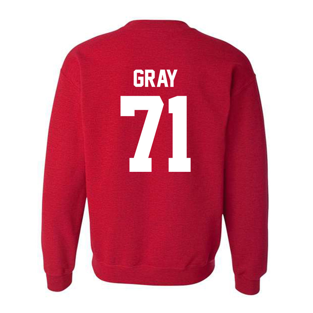 New Mexico - NCAA Football : Travis Gray - Classic Fashion Shersey Crewneck Sweatshirt-1