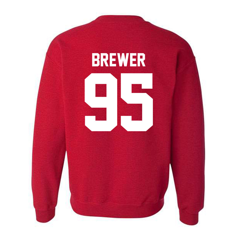 New Mexico - NCAA Football : Colby Brewer - Classic Fashion Shersey Crewneck Sweatshirt-1