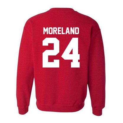 New Mexico - NCAA Women's Basketball : Amhyia Moreland - Classic Fashion Shersey Crewneck Sweatshirt-1