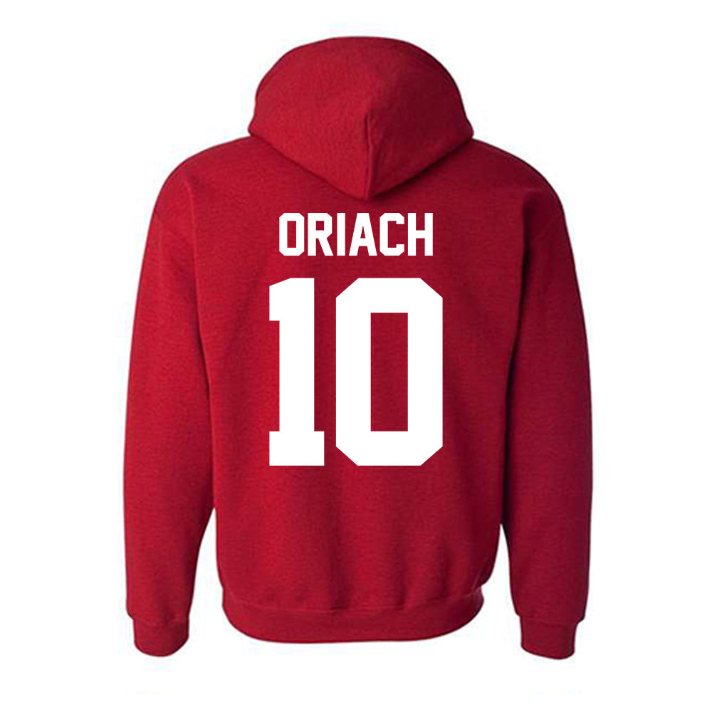 New Mexico - NCAA Baseball : Jordy Oriach - Classic Fashion Shersey Hooded Sweatshirt-1