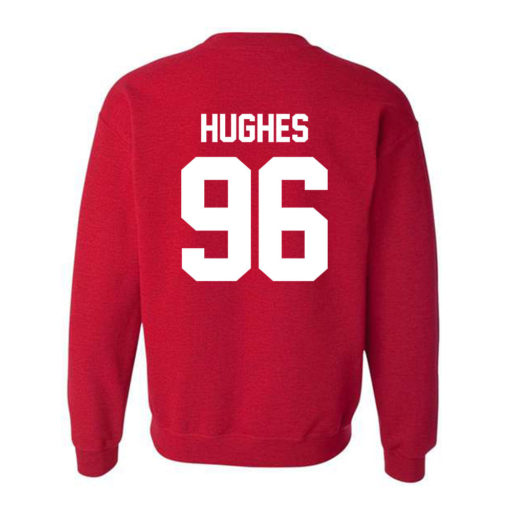 New Mexico - NCAA Football : Daniel Hughes - Classic Fashion Shersey Crewneck Sweatshirt-1