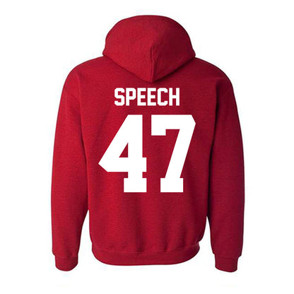 New Mexico - NCAA Football : Drew Speech - Classic Fashion Shersey Hooded Sweatshirt-1