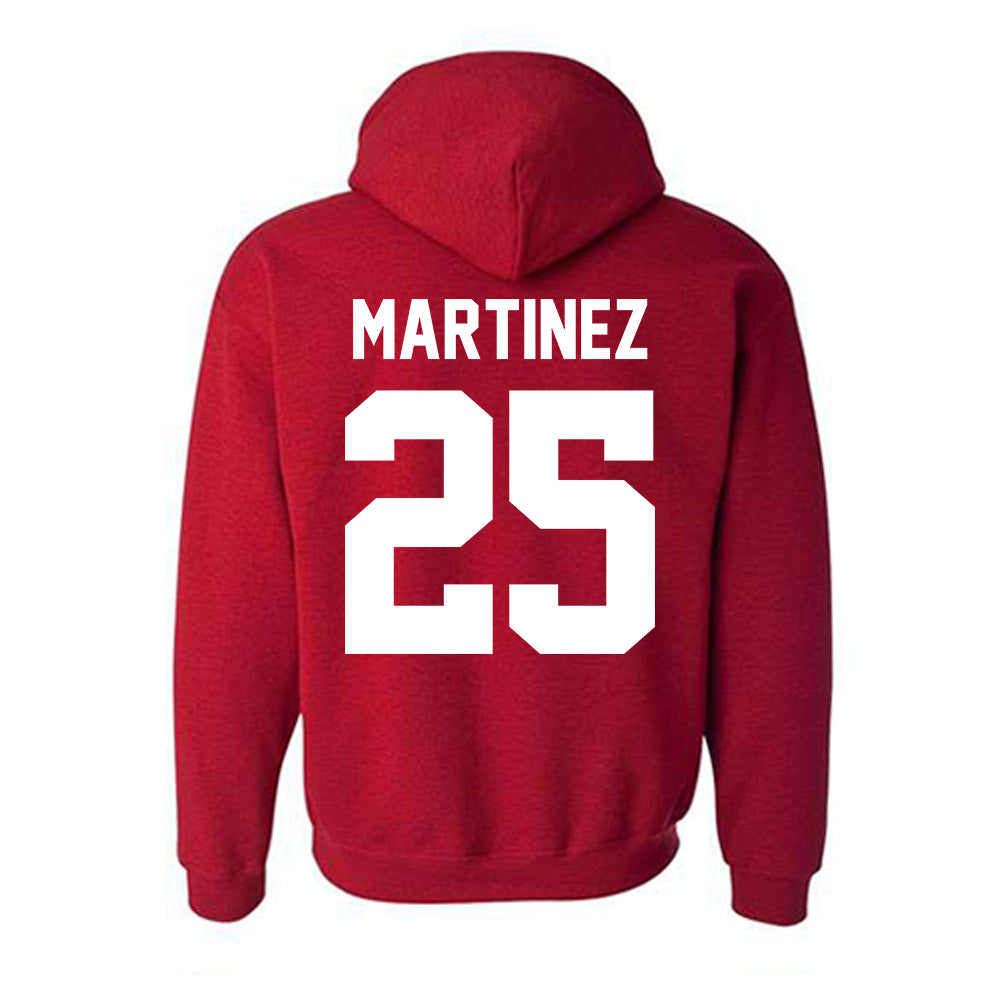New Mexico - NCAA Football : D'sean Martinez - Classic Fashion Shersey Hooded Sweatshirt-1