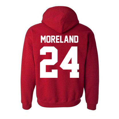 New Mexico - NCAA Women's Basketball : Amhyia Moreland - Classic Fashion Shersey Hooded Sweatshirt-1