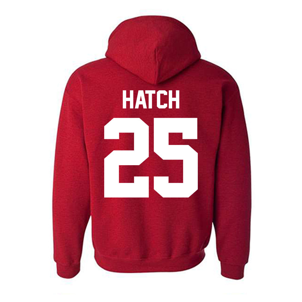 New Mexico - NCAA Football : Hyrum Hatch - Classic Fashion Shersey Hooded Sweatshirt-1