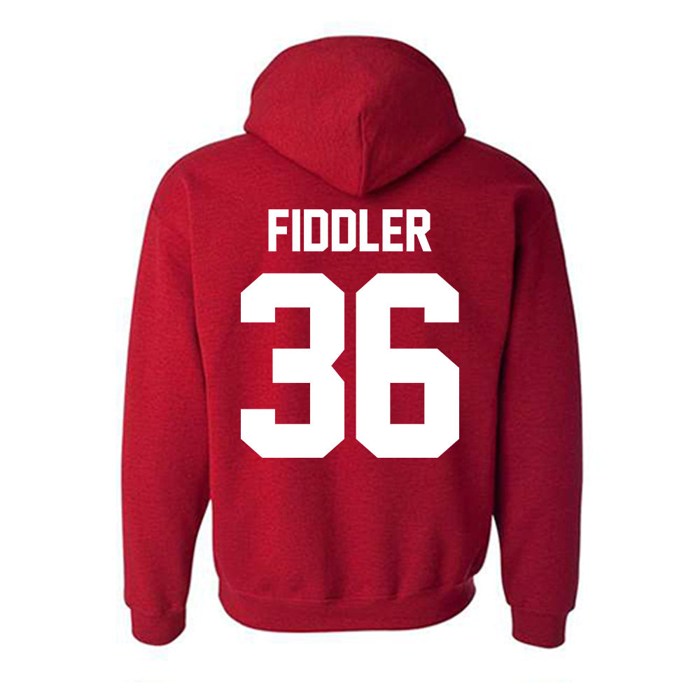 New Mexico - NCAA Baseball : Elias Fiddler - Classic Fashion Shersey Hooded Sweatshirt-1