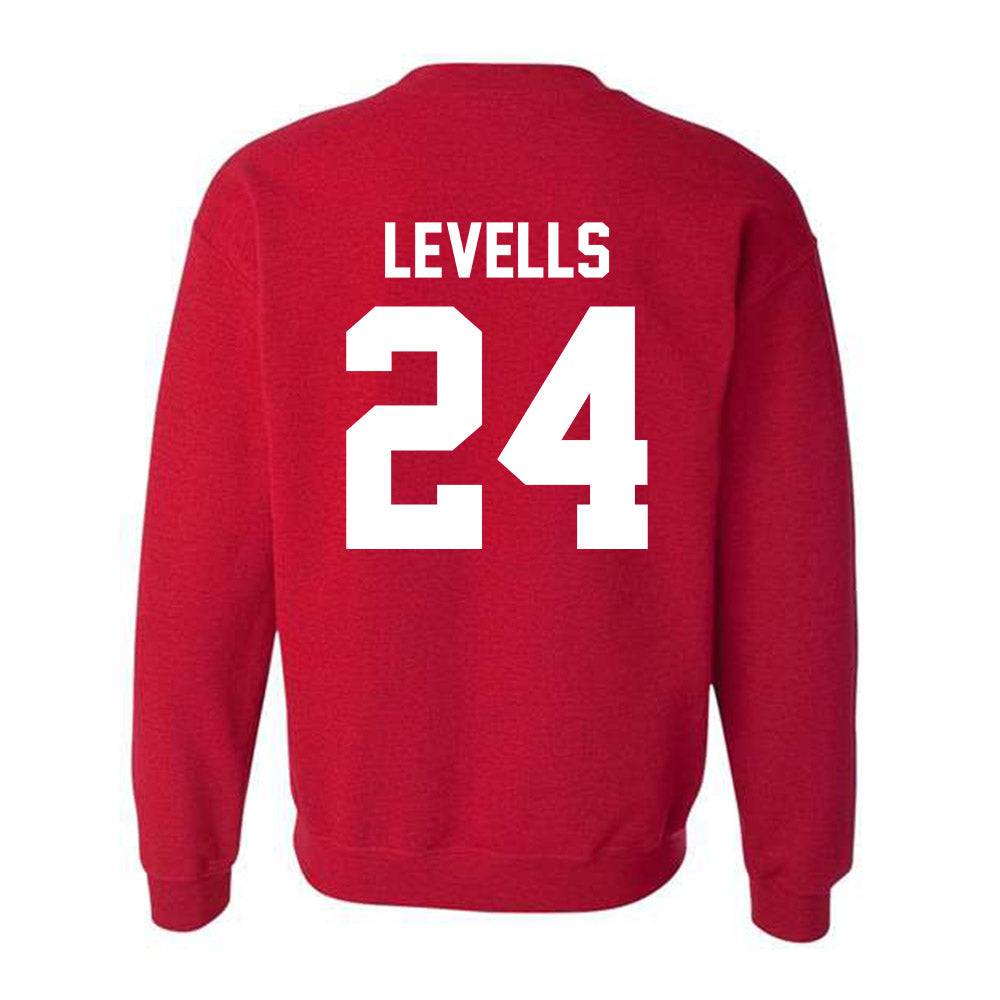 New Mexico - NCAA Football : Bear Levells - Classic Fashion Shersey Crewneck Sweatshirt-1
