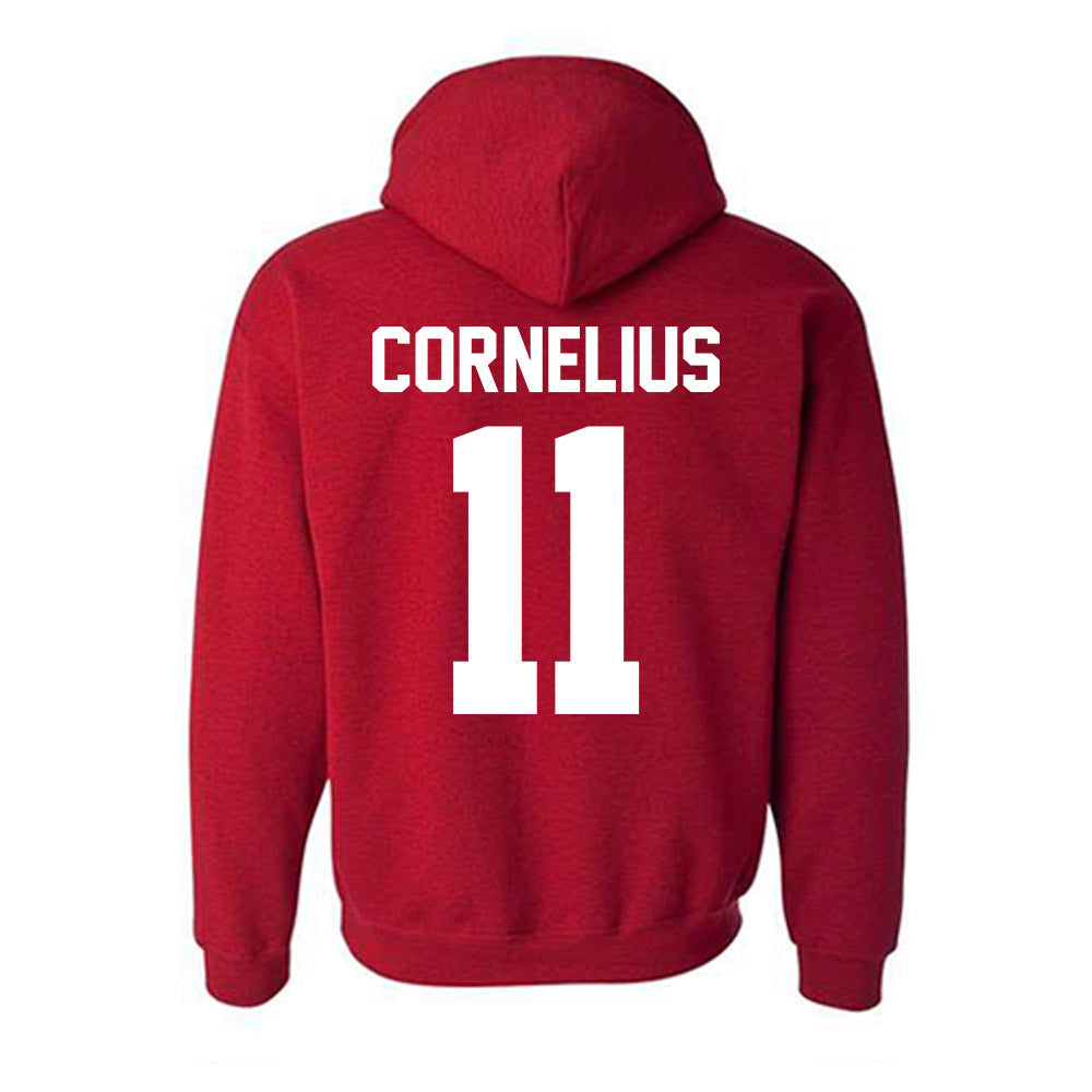 New Mexico - NCAA Baseball : Matthew Cornelius - Classic Fashion Shersey Hooded Sweatshirt-1