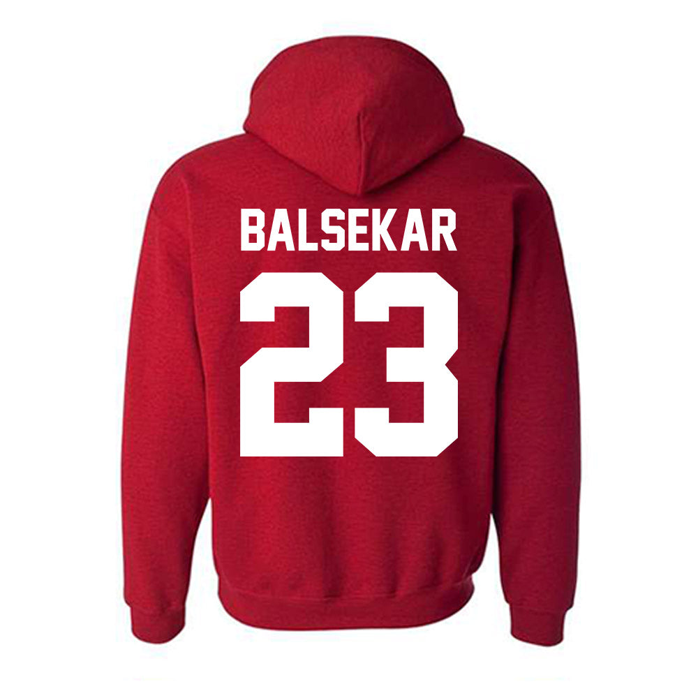 New Mexico - NCAA Men's Tennis : Aditya Balsekar - Classic Fashion Shersey Hooded Sweatshirt-1