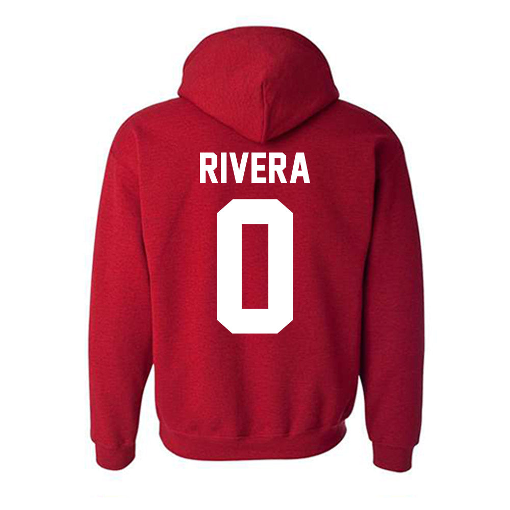 New Mexico - NCAA Football : Nicolas Rivera - Classic Fashion Shersey Hooded Sweatshirt-1