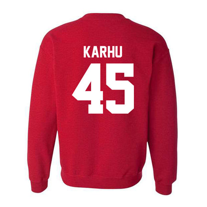 New Mexico - NCAA Football : Brett Karhu - Classic Fashion Shersey Crewneck Sweatshirt-1