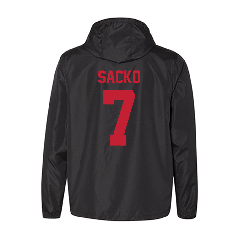 New Mexico - NCAA Men's Basketball : Ibrahima Sacko - Windbreaker-1