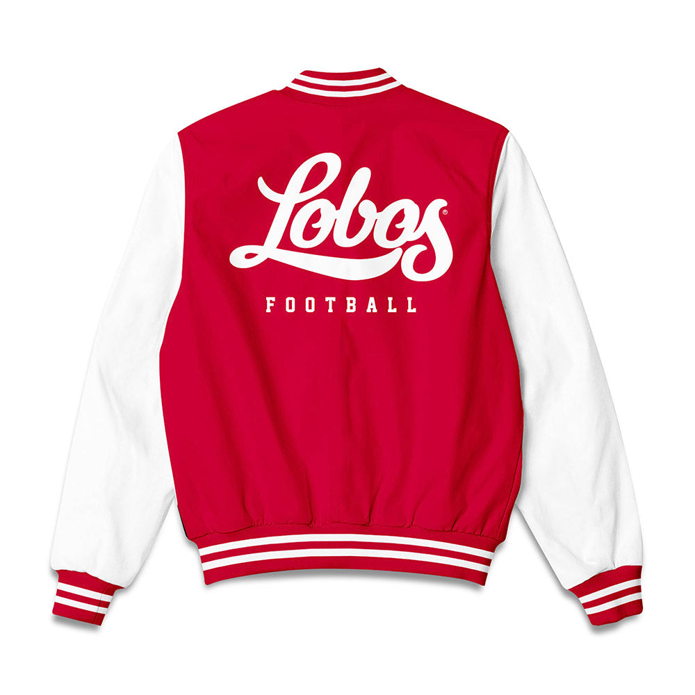 New Mexico - NCAA Football : Charles Steinkamp - Bomber Jacket-1