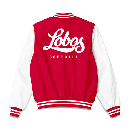 New Mexico - NCAA Softball : Mya Pacheco - Bomber Jacket-1