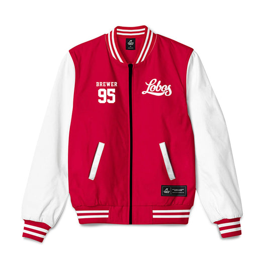 New Mexico - NCAA Football : Colby Brewer - Bomber Jacket-0