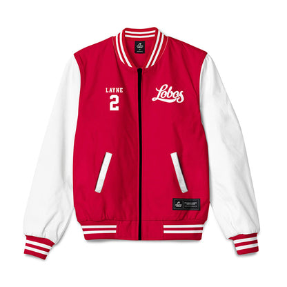 New Mexico - NCAA Football : Jack Layne - Bomber Jacket-0