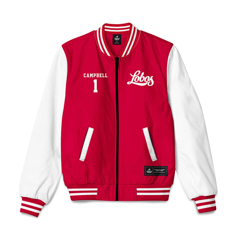 New Mexico - NCAA Women's Soccer : Alyson Campbell - Bomber Jacket-0