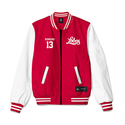 New Mexico - NCAA Baseball : Matthew Romero - Bomber Jacket-0