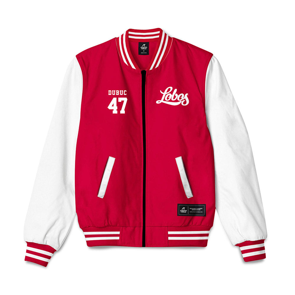 New Mexico - NCAA Football : Trey Dubuc - Bomber Jacket-0