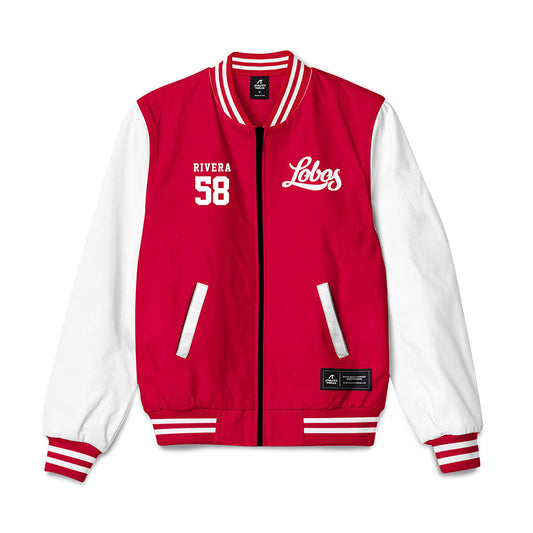 New Mexico - NCAA Football : Nicolas Rivera - Bomber Jacket-0