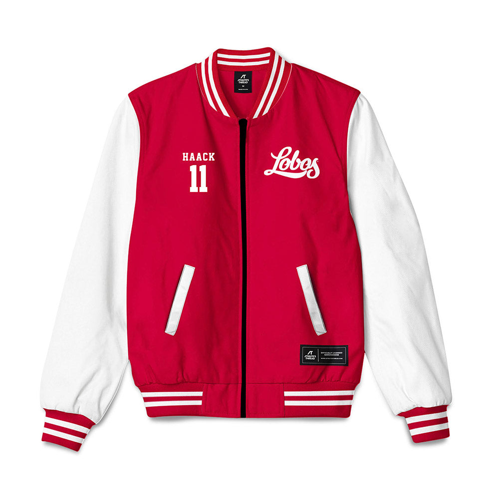 New Mexico - NCAA Softball : Adelaide Haack - Bomber Jacket-0