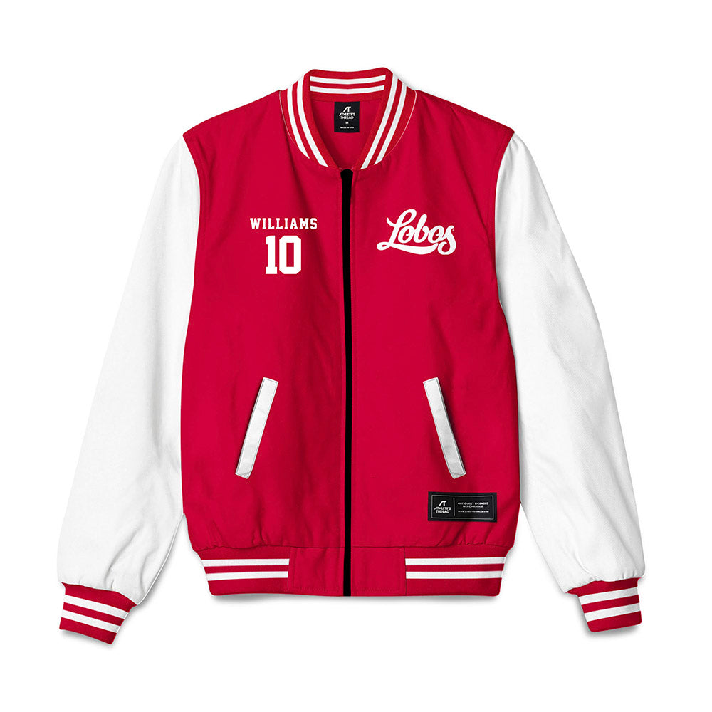 New Mexico - NCAA Softball : Allie Williams - Bomber Jacket-0