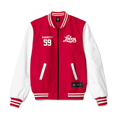 New Mexico - NCAA Football : Kaden Robnett - Bomber Jacket-0