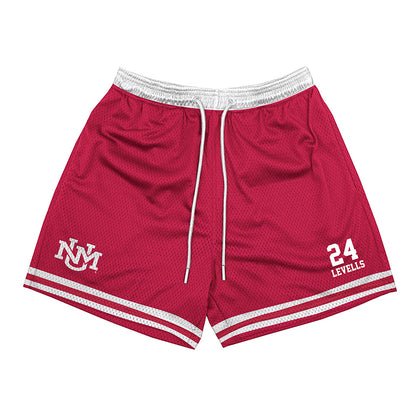 New Mexico - NCAA Football : Bear Levells - Shorts-0