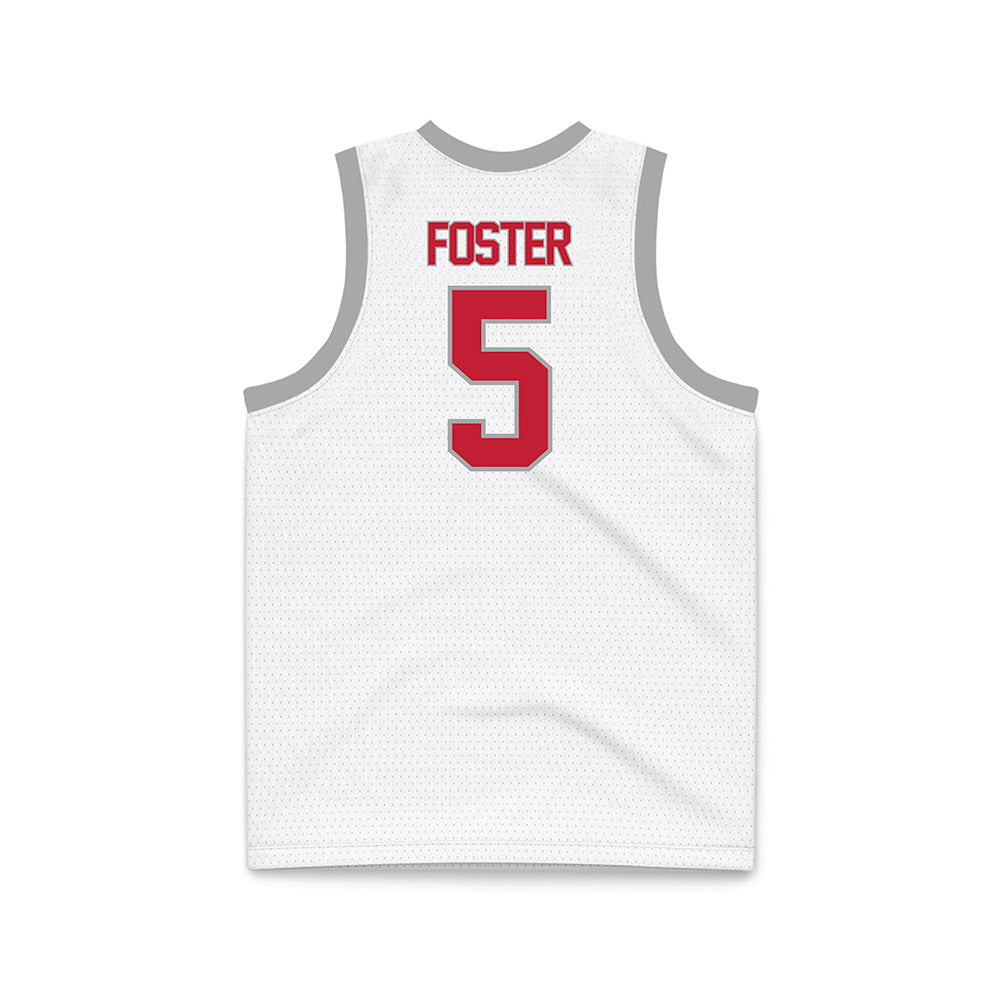 New Mexico - NCAA Women's Basketball : Kaia Foster - White Basketball Jersey-1