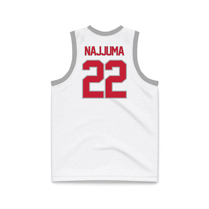 New Mexico - NCAA Women's Basketball : Maria Najjuma - White Basketball Jersey-1