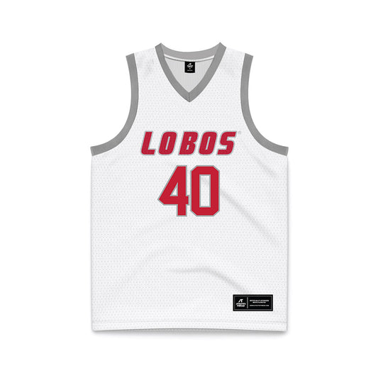 New Mexico - NCAA Women's Basketball : Clarissa Craig - White Basketball Jersey-0