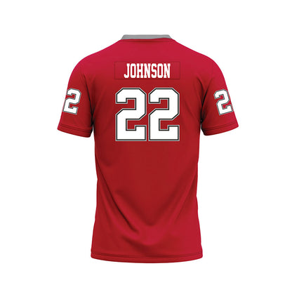 New Mexico - NCAA Football : Dimitri Johnson - Red Premium Football Jersey-1