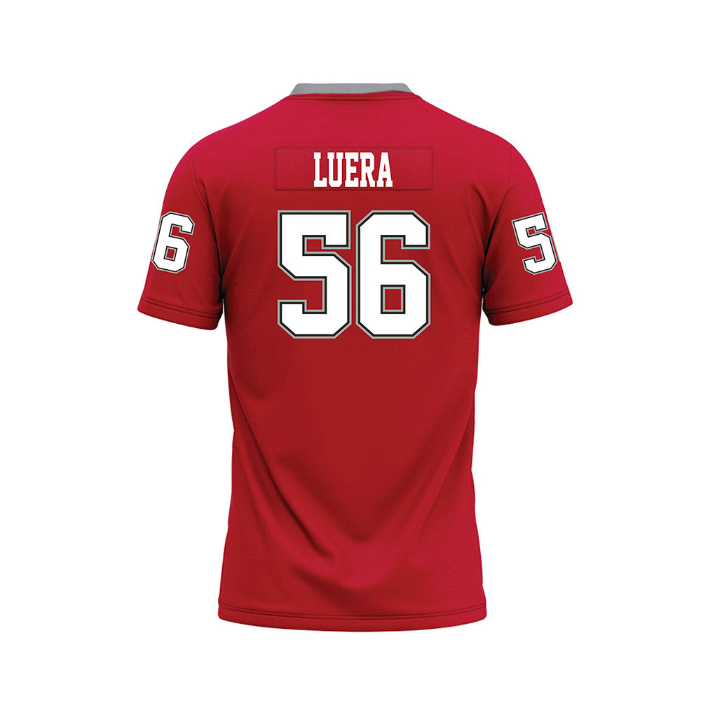 New Mexico - NCAA Football : Marko Luera - Red Premium Football Jersey-1