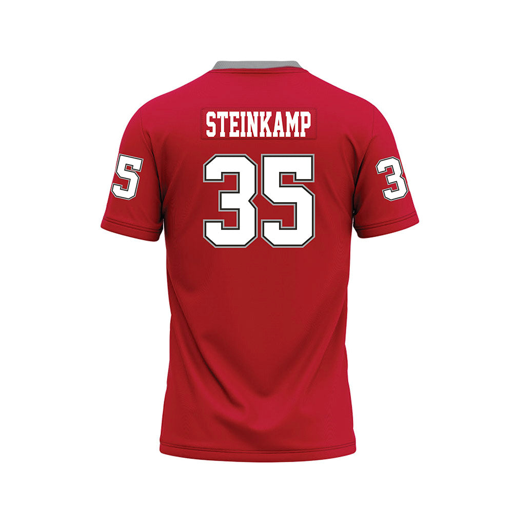 New Mexico - NCAA Football : Charles Steinkamp - Red Premium Football Jersey-1